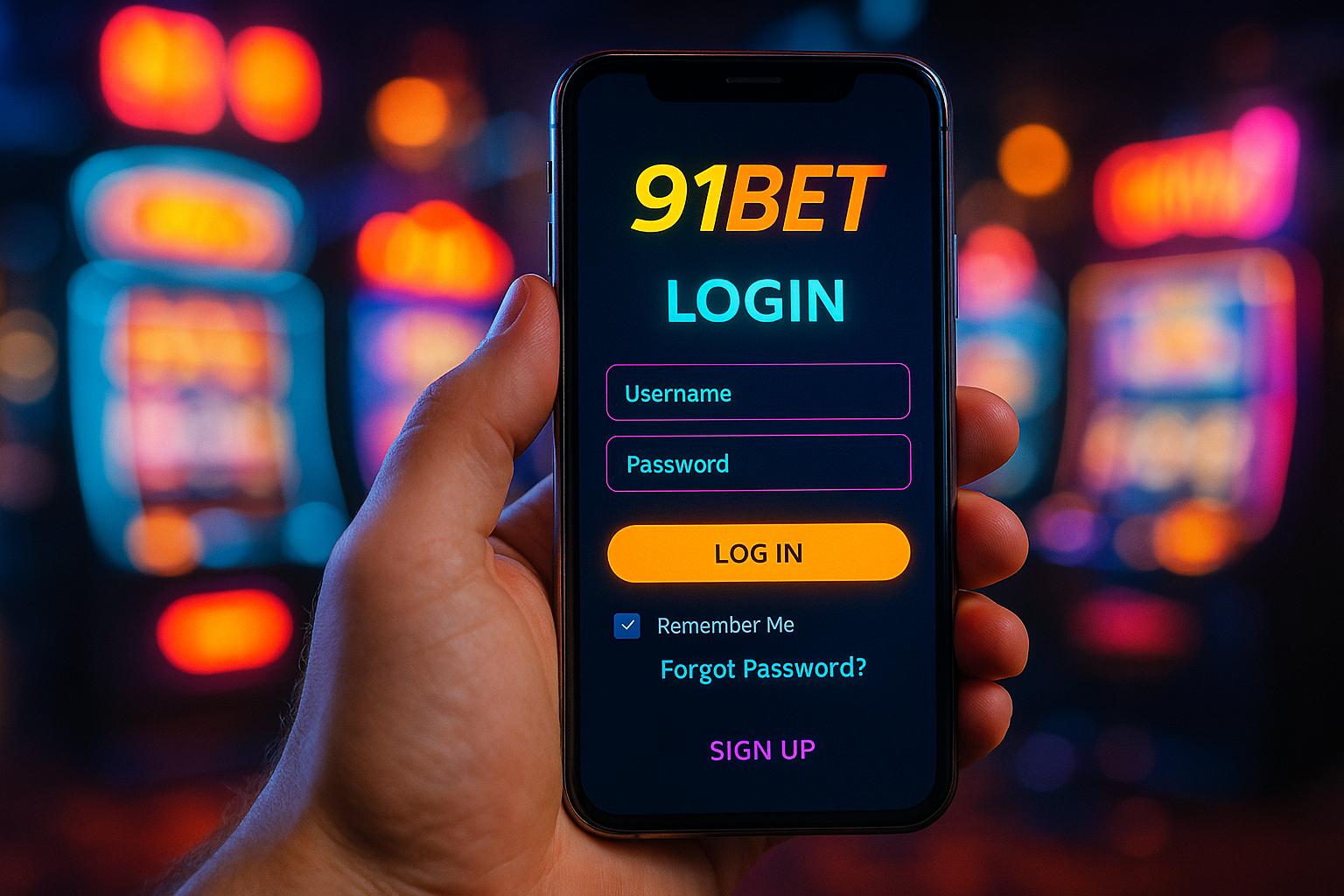 Login no Cassino 91BET